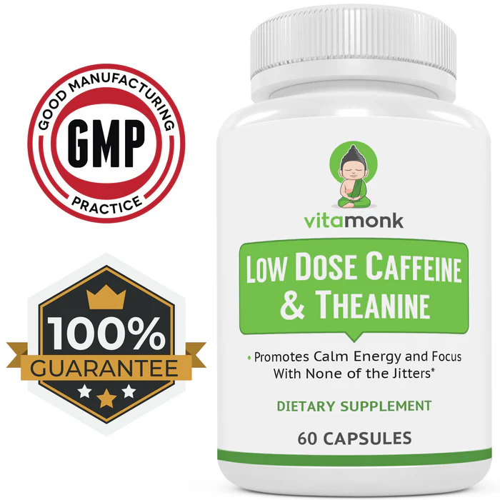 Low dose caffeine and theanine