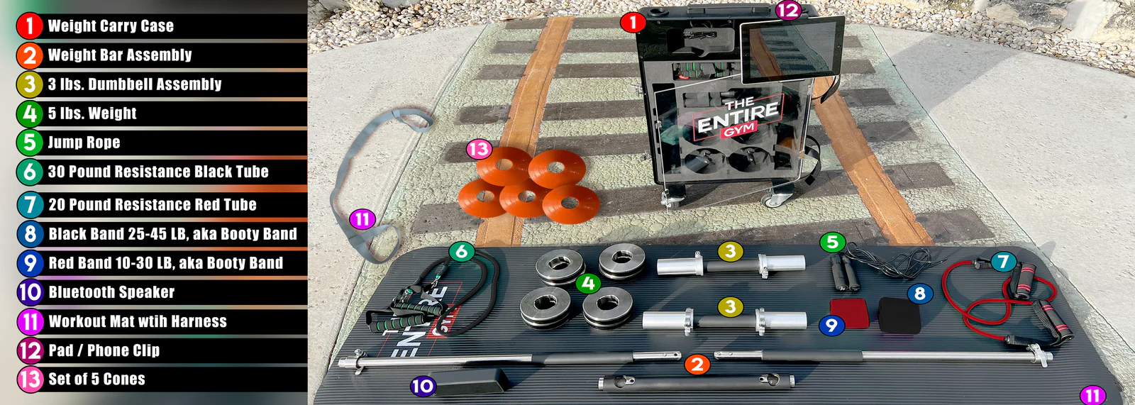 Gym tools kit banner