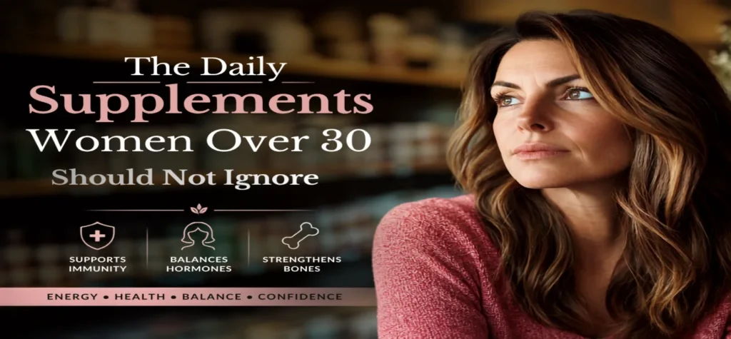 The daily supplements women over 30 should not ignore The daily supplements women over 30 should not ignore