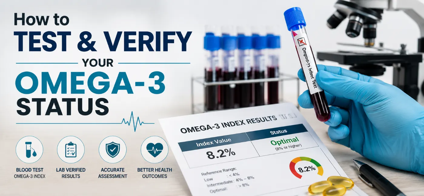 Omega-3 test and verify status guide