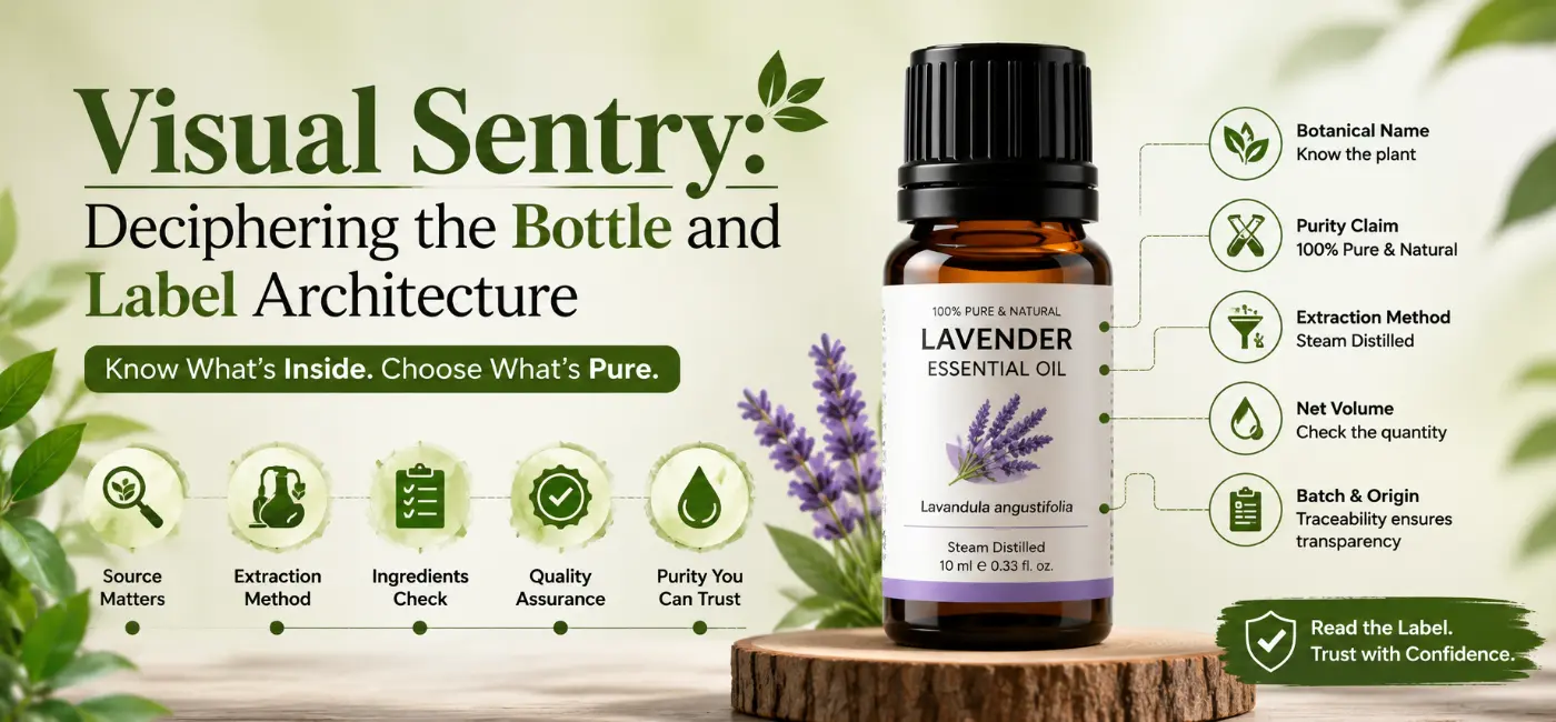 Visual sentry guide analyzing modern bottle design and creative label architecture for premium product packaging layout.
