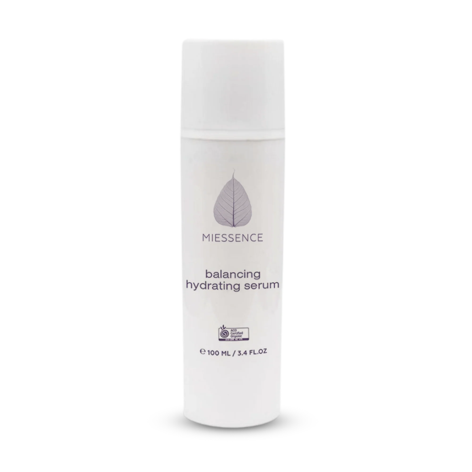 Miessence Balancing Hydrating Serum bottle for normal and combination skin